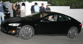 Lisa Rinna Harry Hamlin Tesla Model S