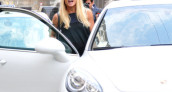 Michelle Hunziker Porsche Cayenne