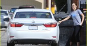Minka Kelly Chris Evans Lexus ES