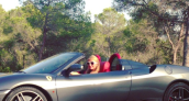 Paris Hilton Ferrari