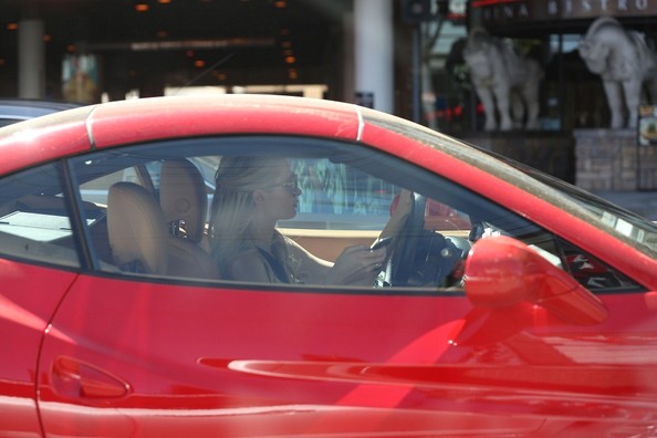 Paris Hilton Ferrari California
