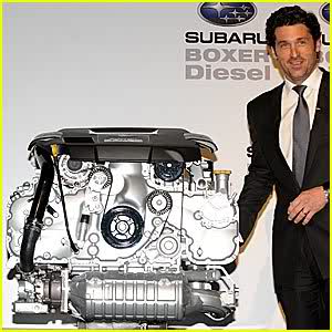 Patrick Dempsey presents new Subaru motor