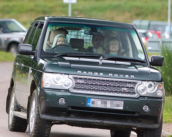 Queen Elizabeth Range Rover
