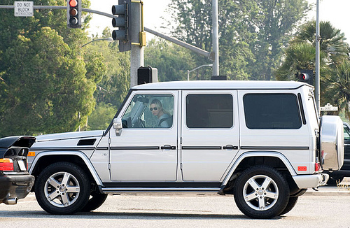 Renee Zellweger Drives a Mercedes G Wagon