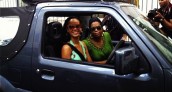 Rihanna Drives Oprah