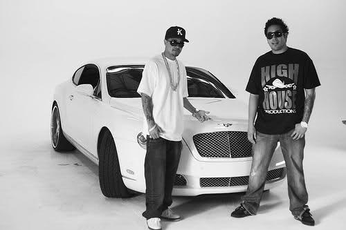 Rob Drydek's White Bentley in Grayscale