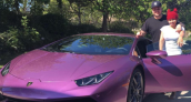 Rob Kardashian Blac Chyna Lamborghini Huracan