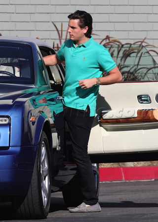 Scott Disick Rolls Royce Scott Disick Rolls Royce