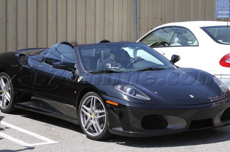 Seal’s Black Ferrari Spider