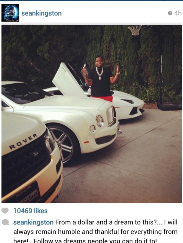 Sean Kingston Lamborghini