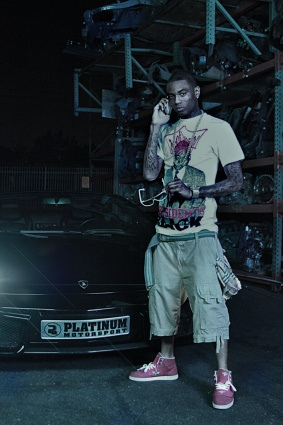 Soulja Boy's Lambo Outfitted