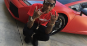 Soulja Boy Matte Red Lamborghini Gallardo