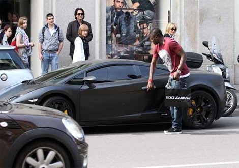 Sulley Muntari Lamborghini Gallardo Sulley Muntari Lamborghini Gallardo
