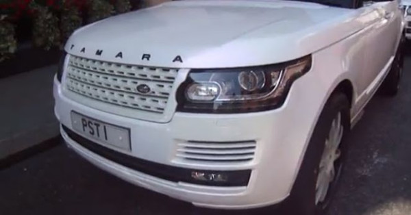 Tamara Ecclestone Range Rover