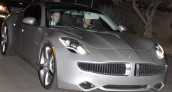 Taylor Lautner Patrick Schwarzenegger Fisker Karma