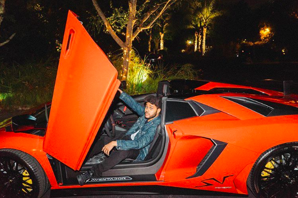 The Weeknd Lamborghini Aventador SV