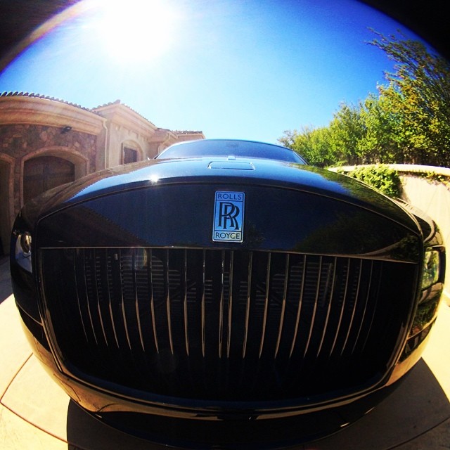 Travis Barkers "Murdered Out" Rolls Royce Wraith | Celebrity Cars Blog
