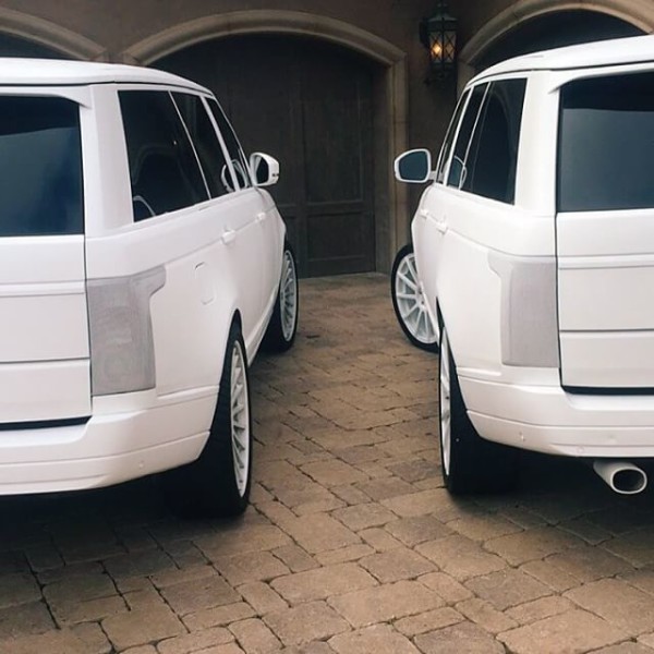Tyga Kylie Jenner Range Rover