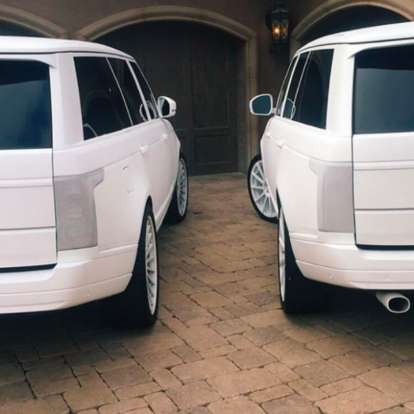 Tyga Kylie Jenner Range Rover