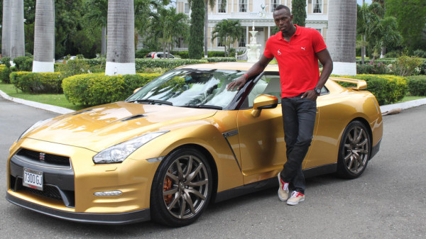 Usain Bolt Nissan GTR