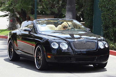 Victoria Beckham's Topless Bentley