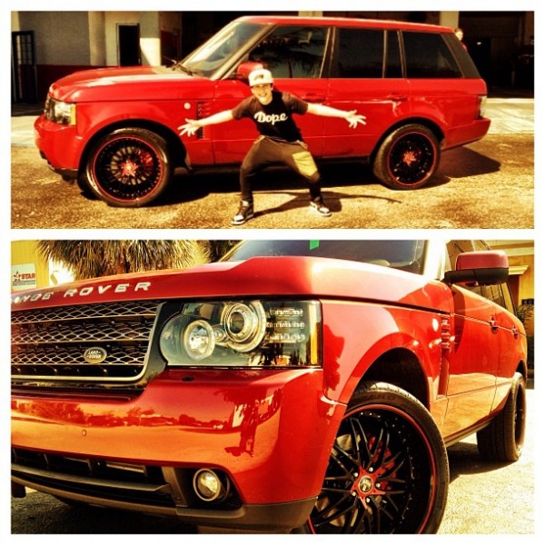 austin mahone range rover