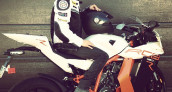 frankie Muniz KTM Motorcycle
