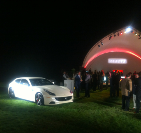 Ian Poulter Ferrari FF Ian Poulter Ferrari FF