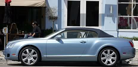 Paris Hilton Bentley Continental GTC