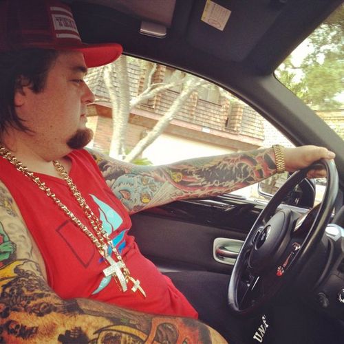 Chumlee Rolling his Rolls Royce
