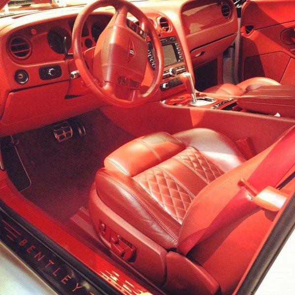 Sean Kingston Bentley with Red Interior